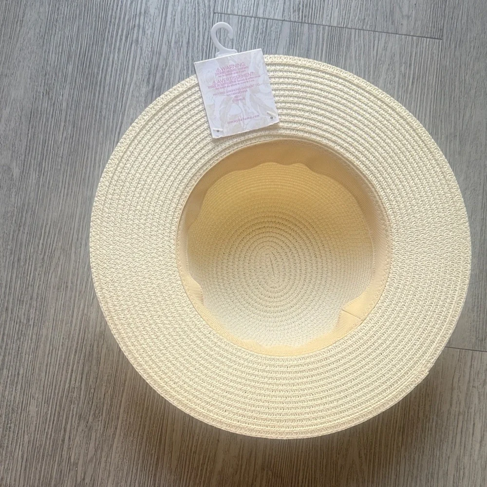 Kids Tommy Bahamas Cream Wide Brim Sun Hat